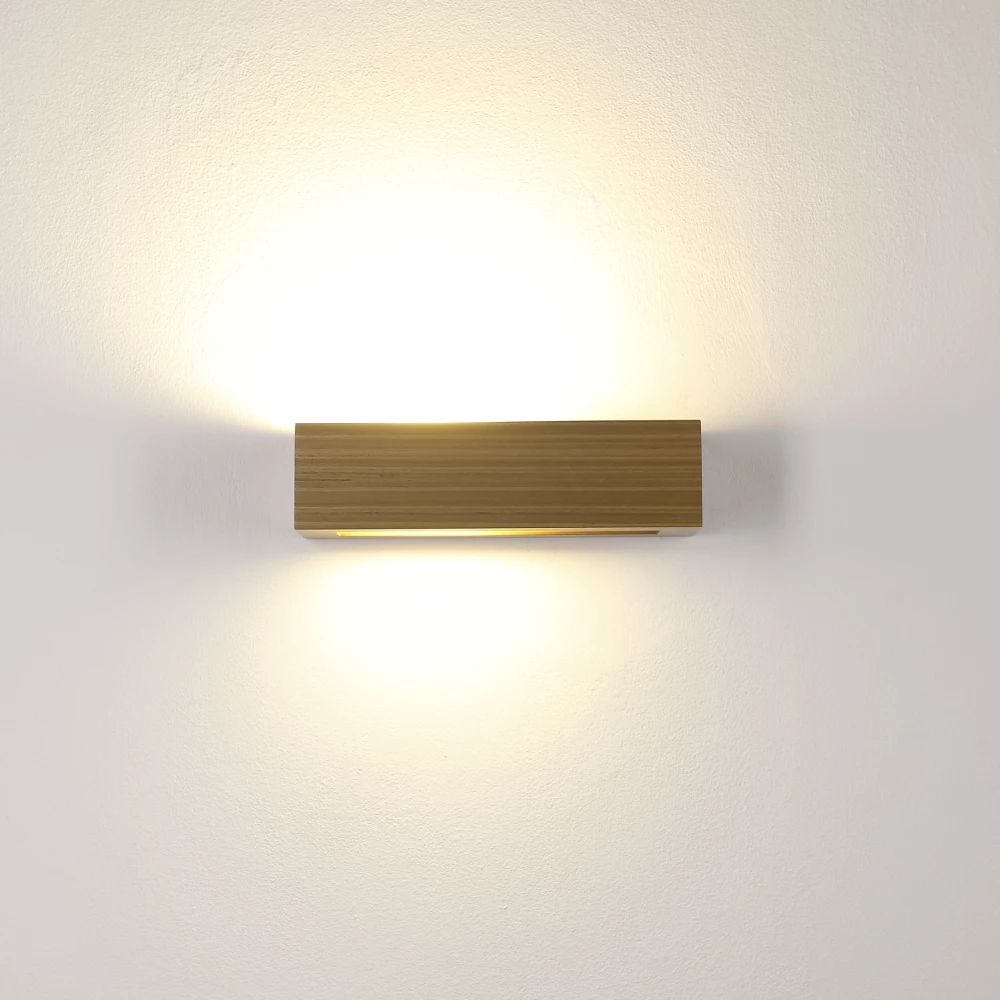 Cleoni Holzwandleuchte, in Furnier Eiche 4 Cleoni Holzwandleuchte, in Furnier Eiche – Bild 4