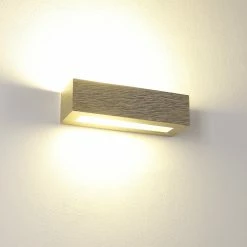 Cleoni Holzwandleuchte, Furnier, Eiche grau 9 Cleoni Holzwandleuchte, Furnier, Eiche grau -Wandleuchten Verkaufsladen holzwandleuchtefurniereiche grau 1276093 cleoni 8814a1212