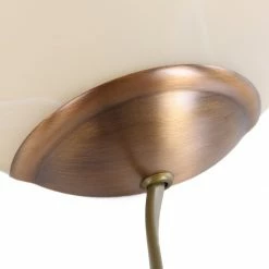 Steinhauer Klassische Wandleuchte aus Glas, halbrund, bronze, E27, mit Schnurschalter, Flur Diele Treppe -Wandleuchten Verkaufsladen klassische wandleuchte aus glashalbrundbronzee27mit 2616BR 2 steinhauer 2616br