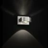 Knapstein indirekte LED-Wandleuchte Lichteffekt, Nickel oder Chrom, 2x 4,5 Watt