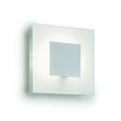 Knapstein LED-Wandleuchte warmeiße indirekte Lichtwirkung, quadratisch