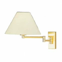 Knapstein Wandleuchte schwenkbar mit Schirm konisch, 2 Varianten