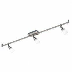 Knapstein 3 flammige LED-Deckenleuchte Strahlerleiste 100 cm, 3 Varianten