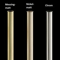 Knapstein 3 flammige LED-Deckenleuchte Strahlerleiste 100 cm, 3 Varianten -Wandleuchten Verkaufsladen knapsteinflammige leddeckenleuchte strahlerleiste 100 messingnickelchrom knapstein