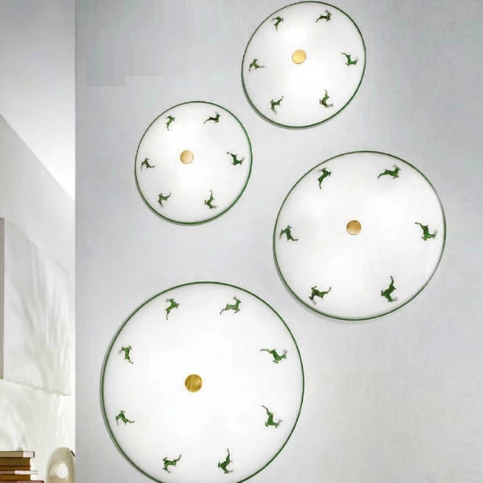 Kolarz Deckenleuchte Nonna mit Hirschmotiv 1 Kolarz Deckenleuchte Nonna mit Hirschmotiv