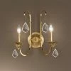 Kolarz® Wandleuchte 2-flammig in gold Kristall klar