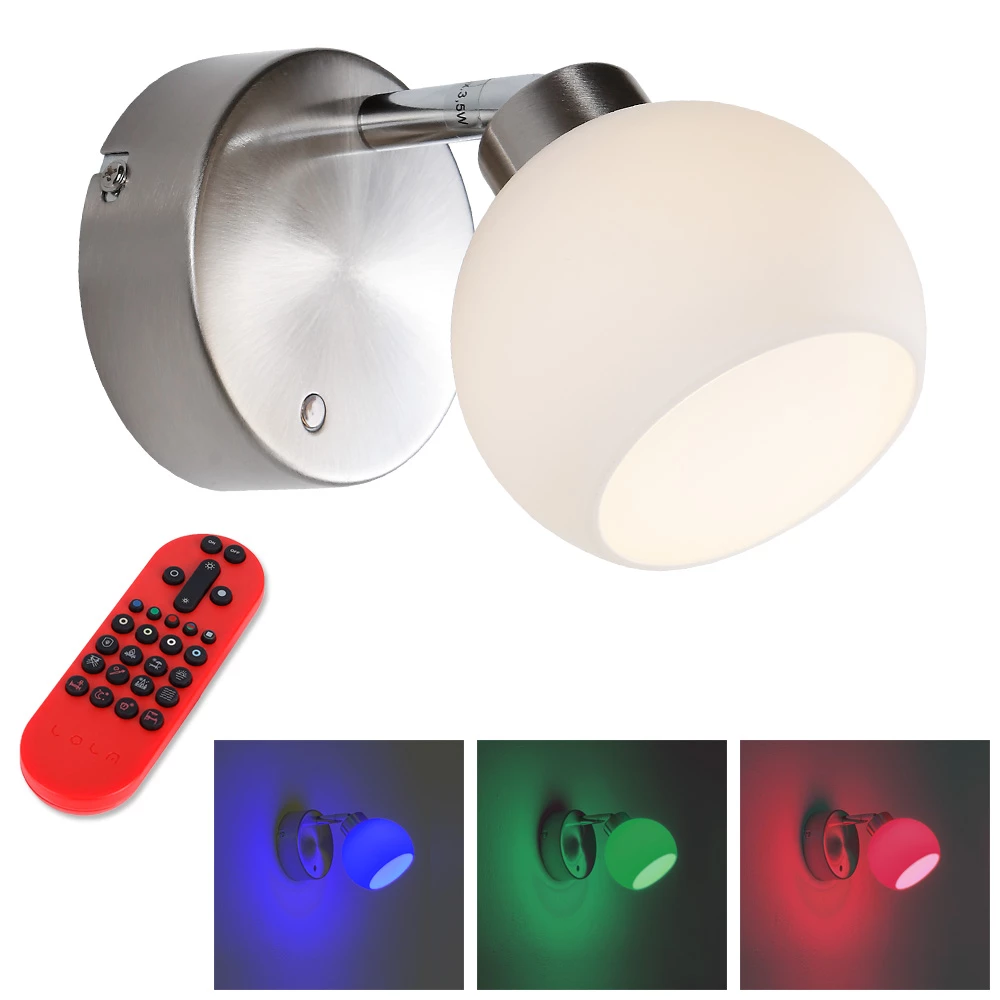 LHG Lights Kugelspot Wandleuchte Lola Lotta mit RGB, CCT und Fernbedienung 10 LHG Lights Kugelspot Wandleuchte Lola Lotta mit RGB, CCT und Fernbedienung – Bild 10