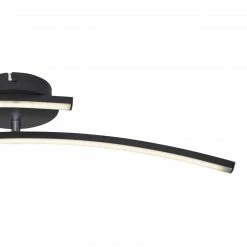 GLOBO LED Deckenleuchte mit CCT-Lichtfarbsteuerung matt länglich 2 Stäbe gebogen beweglich CCT über Wandschalter Deckenlampe schwarz und -Wandleuchten Verkaufsladen led deckenleuchte mit cctlichtfarbsteuerung 67129 12e1280x1280 globo 6712912