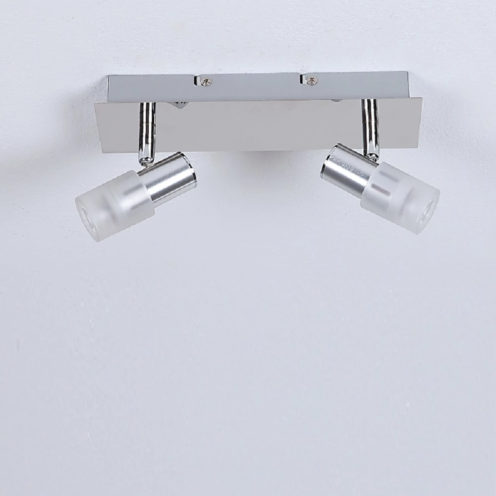 LHG Lights LED Deckenleuchte, Chorm, 2-flammig, modern, Strahler verstellbar 3 LHG Lights LED Deckenleuchte, Chorm, 2-flammig, modern, Strahler verstellbar – Bild 3