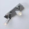LHG Lights LED Deckenleuchte, Chorm, 2-flammig, modern, Strahler verstellbar