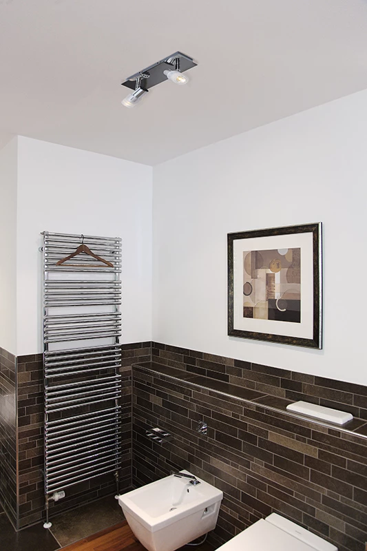 LHG Lights LED Deckenleuchte, Chorm, 2-flammig, modern, Strahler verstellbar 2 LHG Lights LED Deckenleuchte, Chorm, 2-flammig, modern, Strahler verstellbar – Bild 2