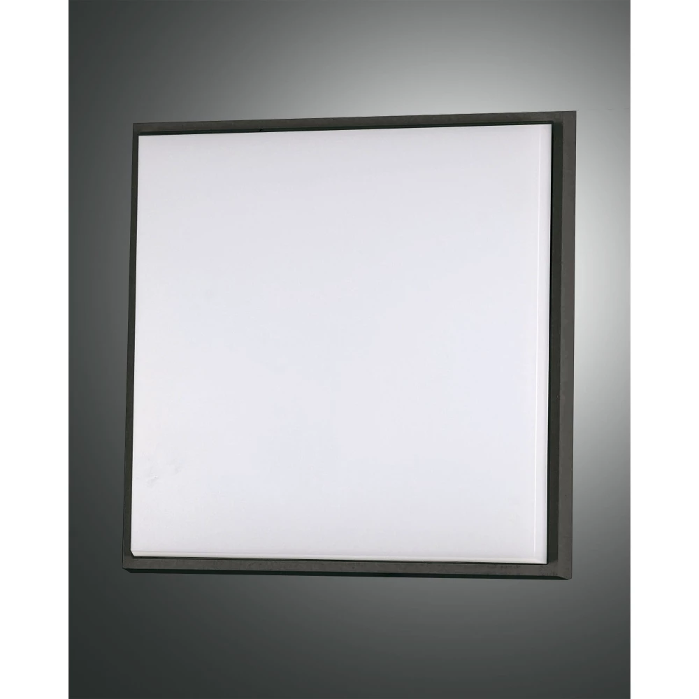 Fabas LED Deckenleuchte, schwarz, 30x30 cm, Kunststoffabdeckung, LED 30 Watt 1 Fabas LED Deckenleuchte, schwarz, 30x30 cm, Kunststoffabdeckung, LED 30 Watt