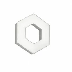 Trio LED Deckenleuchte, zur Erweiterung, Sechseck, weiß, Nachtlicht, LED 8W