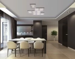 Paul Neuhaus LED Deckenpanel 5W, 30x30cm, Satellite Aluminium, 3000K warmweiß -Wandleuchten Verkaufsladen led deckenpanel 5w30x30cmsatellite aluminium3000k 1375334 paulneuhaus 672395