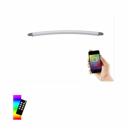 Paul Neuhaus LED Lichtleiste Q-SPIDER, Smart Home, Q®, gebogen, L= 62cm, Erweiterung -Wandleuchten Verkaufsladen led lichtleiste qspidersmart homeq 136571logo1 paulneuhaus 748295
