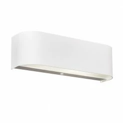 Trio LED Wandleuchte Aluminium weiß, inkl. 2x 3,2W