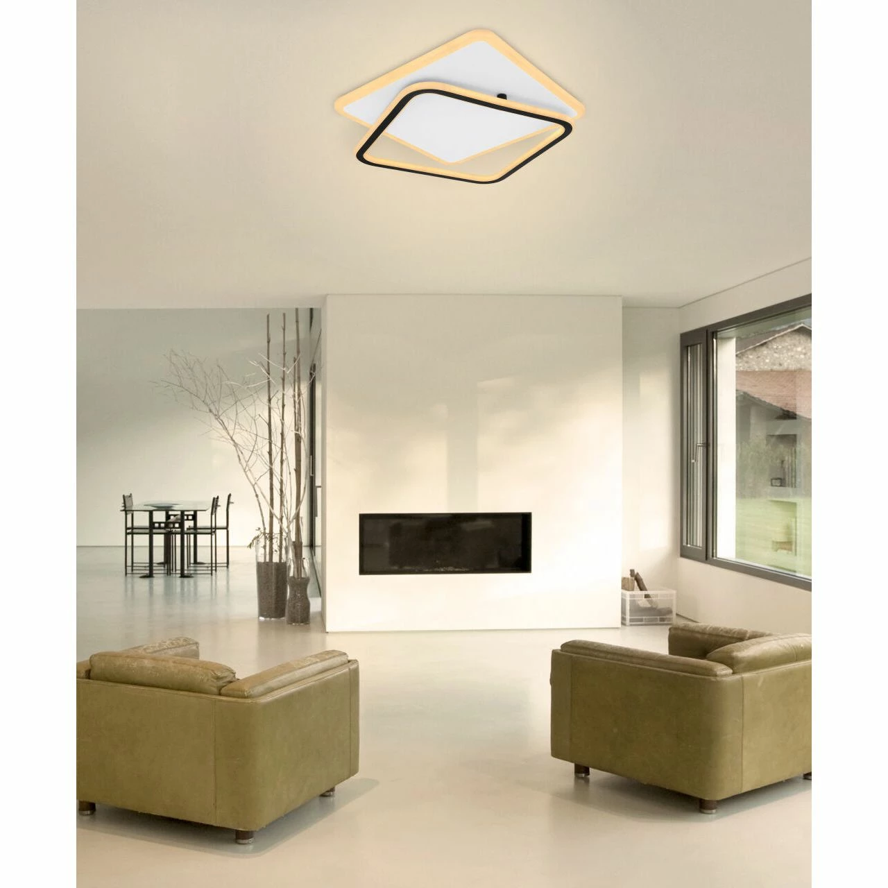 GLOBO LED Wandleuchte aus Acryl länglich Wandschild beleuchtet Wandlampe weiß schwarz 3 GLOBO LED Wandleuchte aus Acryl länglich Wandschild beleuchtet Wandlampe weiß schwarz – Bild 3