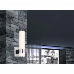 GLOBO LED Wandleuchte aus Glas 1 Rohr gerade aufwärts Wandlampe weiß -Wandleuchten Verkaufsladen led wandleuchte aus glasrohr 41519 12am11280x1280 globo 4151912