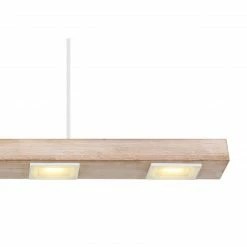 GLOBO LED Wandleuchte aus Holz und Glas klar Balken gerade leuchtet nach unten/oben 3 Stufen ü. Wandschalter 6-flammige Wandlampe weissgetüncht -Wandleuchten Verkaufsladen led wandleuchte aus holz 56247 6HWe1280x1280 globo 562476hw