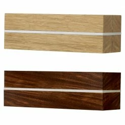 HerzBlut LED Wandleuchte, Up & Down, Holz, Asteiche geölt o. Nussbaum geölt