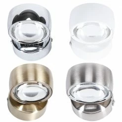 GLOBO LED Wandleuchte, Up & Down, Lichteffekt, modern, chrom, 4 Oberflächen