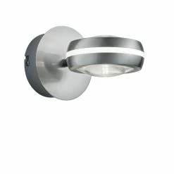 Trio LED Wandleuchte Leicester mit Switch Dimmfunktion in nickel