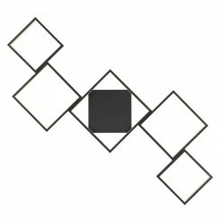 GLOBO LED Wandleuchte mit CCT-Lichtfarbsteuerung & Fernbedienung & Memory Funktion aus Acryl matt länglich 5 Quadrate 3 Stufen auch über Wandschalter zu schalten Wandlampe weiß -Wandleuchten Verkaufsladen led wandleuchte mit cctlichtfarbsteuerungfernbedienungmemory 67236 58Bd1280x1280 globo 6723658b