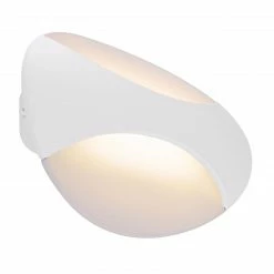 GLOBO LED Wandleuchte oval Wandlampe weiß