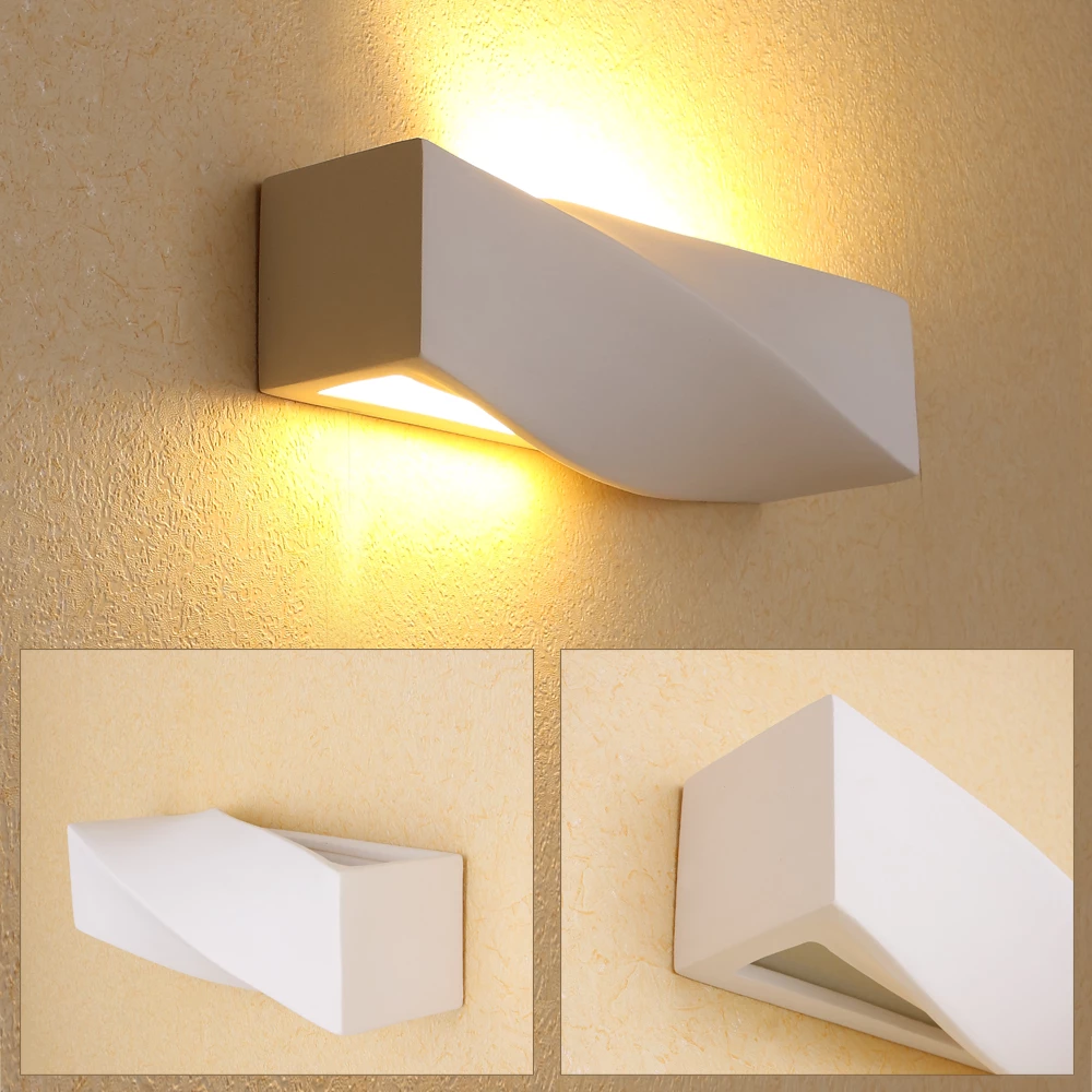 LHG Lights LED Wandleuchte Sigma weiß + 7W LED 1 LHG Lights LED Wandleuchte Sigma weiß + 7W LED