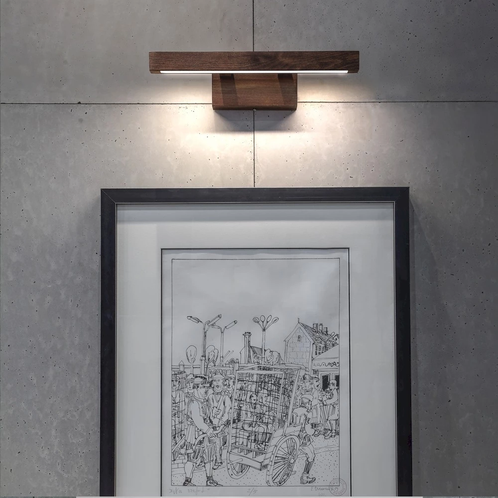 Spot-Light LED Wandleuchte Smal aus Holz 5 Spot-Light LED Wandleuchte Smal aus Holz – Bild 5