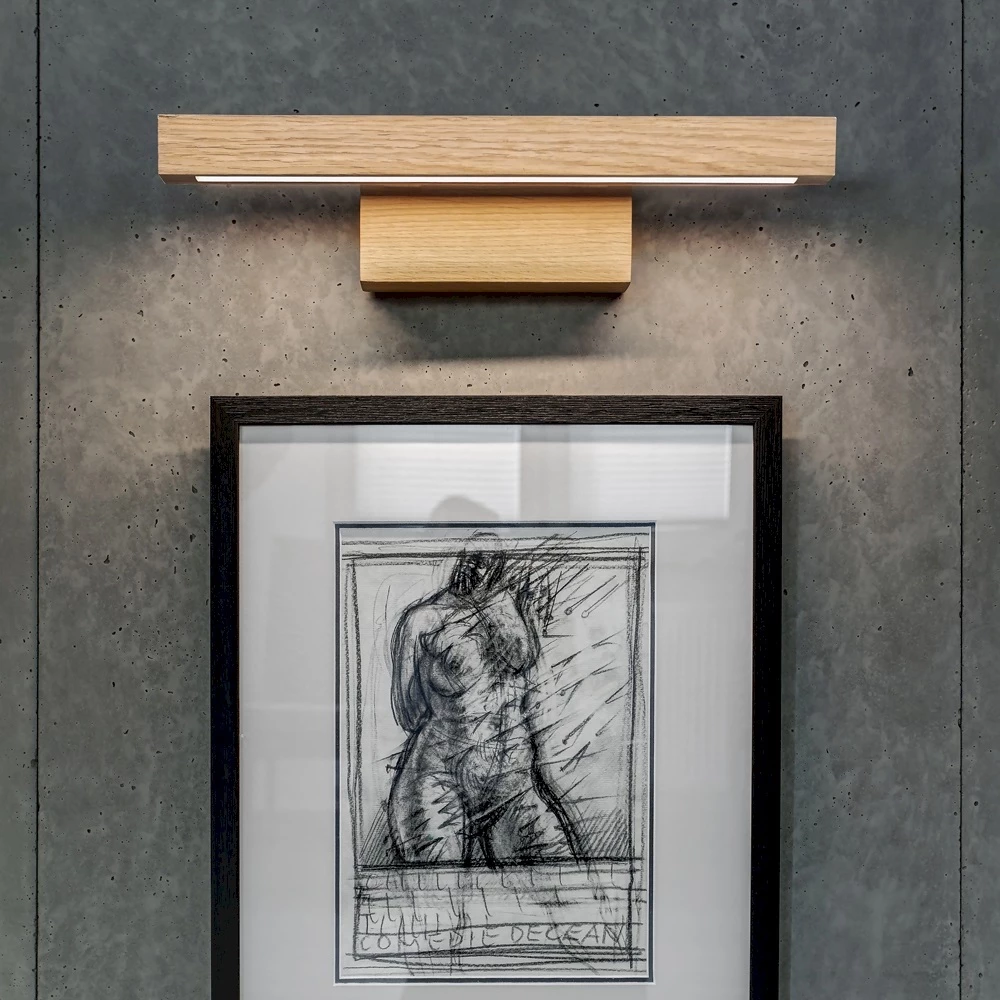 Spot-Light LED Wandleuchte Smal aus Holz 4 Spot-Light LED Wandleuchte Smal aus Holz – Bild 4