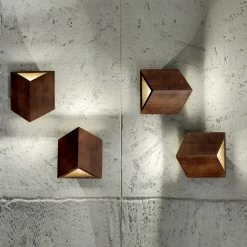 Spot-Light LED Wandleuchte Trekant aus Holz 2x 4 LED -Wandleuchten Verkaufsladen led wandleuchte trekant aus 1373632 spotlight