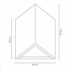 Spot-Light LED Wandleuchte Trekant aus Holz 2x 4 LED -Wandleuchten Verkaufsladen led wandleuchte trekant aus 1373634 spotlight