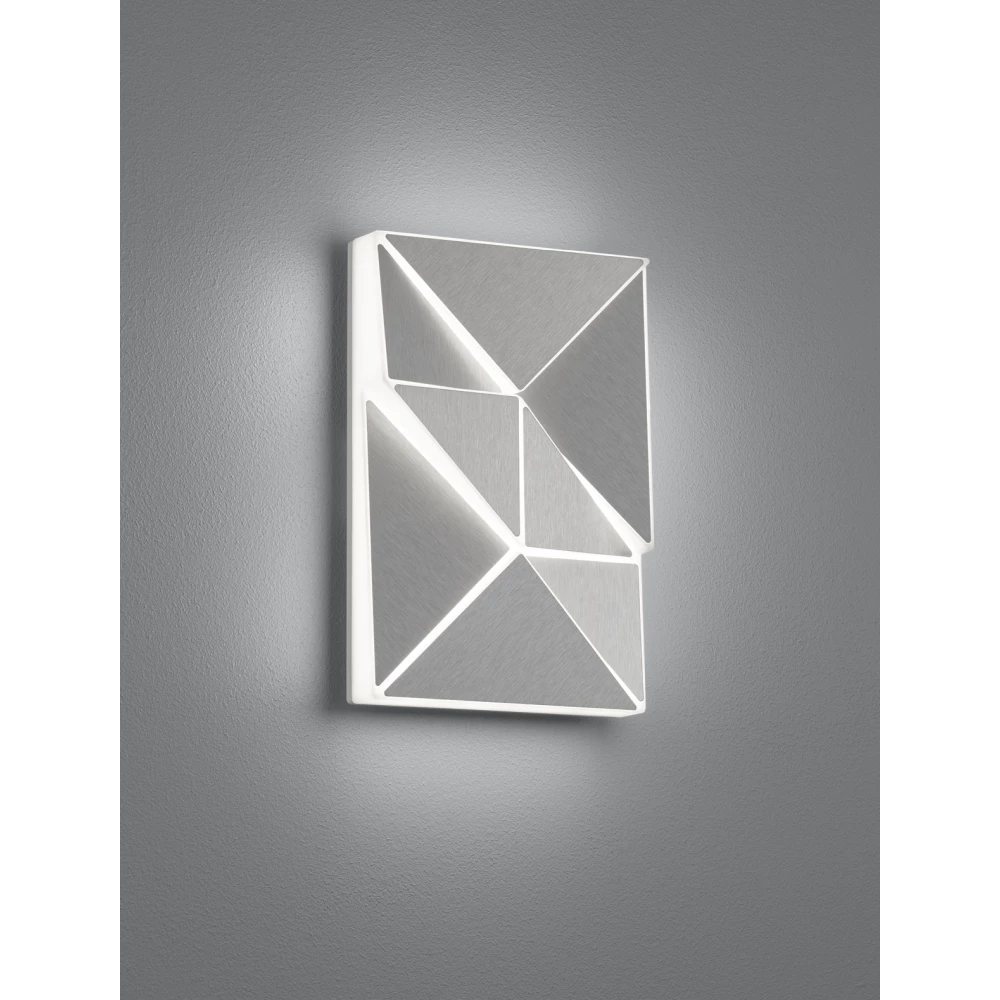 Trio LED Wandleuchte, design, gebürstet, 30 x 20 cm, Lichtfarbe veränderbar 2 Trio LED Wandleuchte, design, gebürstet, 30 x 20 cm, Lichtfarbe veränderbar – Bild 2