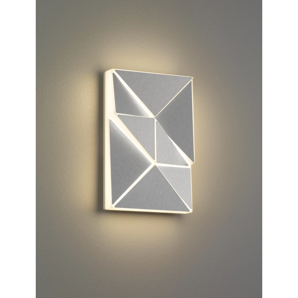 Trio LED Wandleuchte, design, gebürstet, 30 x 20 cm, Lichtfarbe veränderbar 3 Trio LED Wandleuchte, design, gebürstet, 30 x 20 cm, Lichtfarbe veränderbar – Bild 3