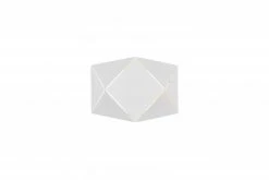 Trio LED Wandleuchte, geometrisch, Up & Down, 18cm lang, Weiß o. Schwarz