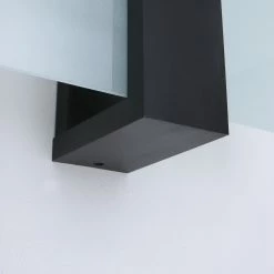 LHG Lights LED Wandleuchte, Holz, Wenge, satiniertes Glas, warmweiß -Wandleuchten Verkaufsladen led wandleuchteholzwengesatiniertes glaswarmwei 1313145 lhg 131314