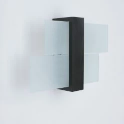 LHG Lights LED Wandleuchte, Holz, Wenge, satiniertes Glas, warmweiß -Wandleuchten Verkaufsladen led wandleuchteholzwengesatiniertes glaswarmwei 1313146 lhg 131314