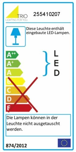 Trio LED Wandleuchte, Smart Home, Up & Down, Lichtfarbe steuerbar, 2 Farben -Wandleuchten Verkaufsladen led wandleuchtesmart home downlichtfarbe D255410207 trio 255410207