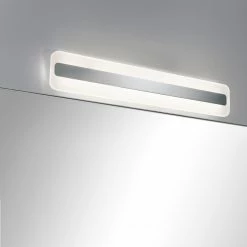 Paulmann LED-Spiegelleuchte Alu und Acryl, IP44-Schutz, inklusive 9Watt