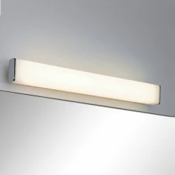 Paulmann LED-Spiegelleuchte Chrom, Weiß/Acryl, IP44