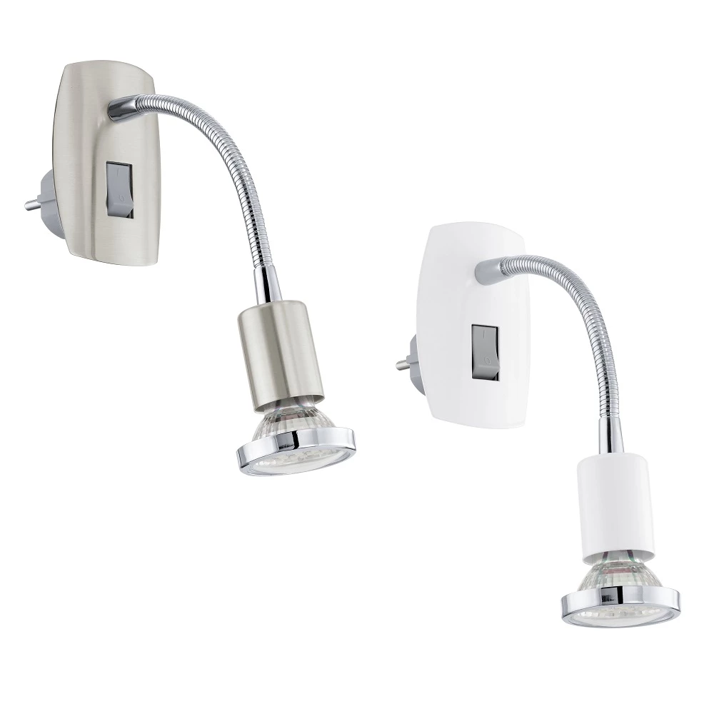 EGLO LED-Steckerleuchte, Direktschalter, 2 Ausführungen 1 EGLO LED-Steckerleuchte, Direktschalter, 2 Ausführungen
