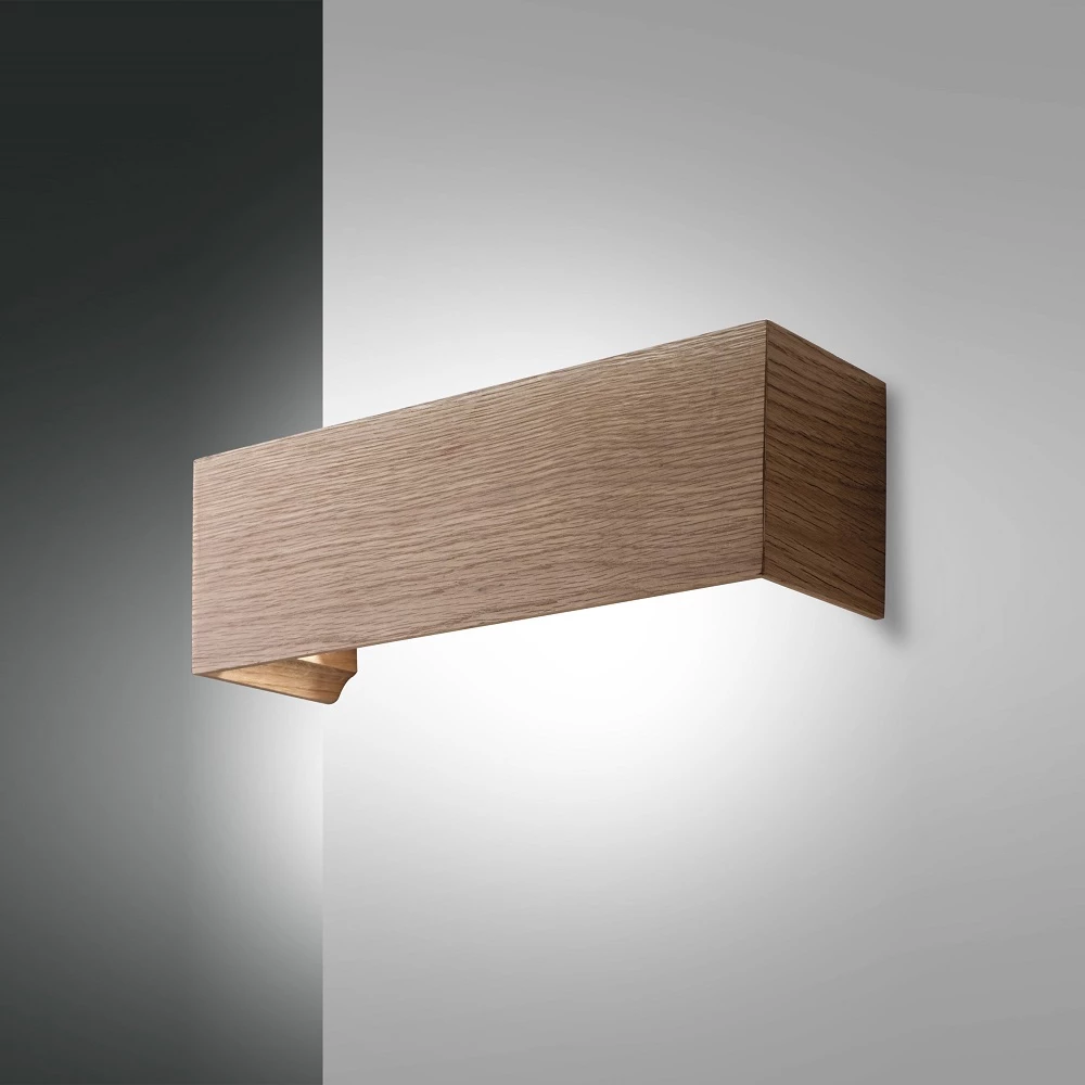 Fabas LED-Wandleuchte Badia aus Holz 2 Fabas LED-Wandleuchte Badia aus Holz – Bild 2