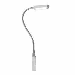 Fischer & Honsel LED-Wandleuchte Flexarm 1-flammig, Gestensteuerung - dimmbar, nickel, Leseleuchte, silber, beweglich