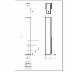 Illumina Astro Lighting LED-Wandleuchte Karla Chrom, 32,9 cm -Wandleuchten Verkaufsladen ledwandleuchte karla chrom32cm 914123 illuminaastrolighting a7161