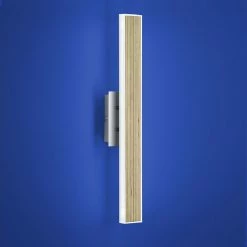 LED-Wandleuchte Kiruna Wood von B-Leuchten