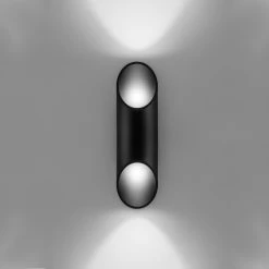 LHG Lights LED-Wandleuchte Penne in schwarz, 30 cm -Wandleuchten Verkaufsladen ledwandleuchte penne schwarzcm 1328232 lhg 133002