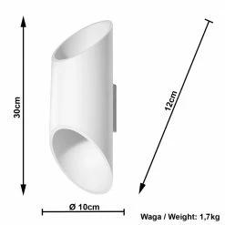 LHG Lights LED-Wandleuchte Penne in weiß, 30 cm 7 LHG Lights LED-Wandleuchte Penne in weiß, 30 cm -Wandleuchten Verkaufsladen ledwandleuchte penne wei cm 1328223 lhg 132976