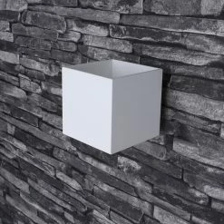 LHG Lights LED-Wandleuchte Quad 1 Aluminium weiß -Wandleuchten Verkaufsladen ledwandleuchte quadaluminium wei 1313188 lhg 131318