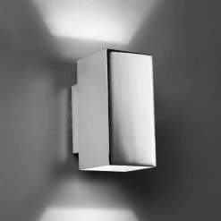 Pujol LED-Wandleuchte in Weiß oder Chrom , 2x4Watt LED 3000K, 320lm